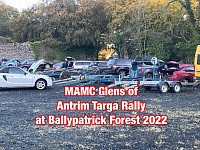 Here you can buy video for £1.90 our rent for £0.99 an video Of MAMC Glens of Antrim Targa Rally at Ballypatrick Forest 2022 Event